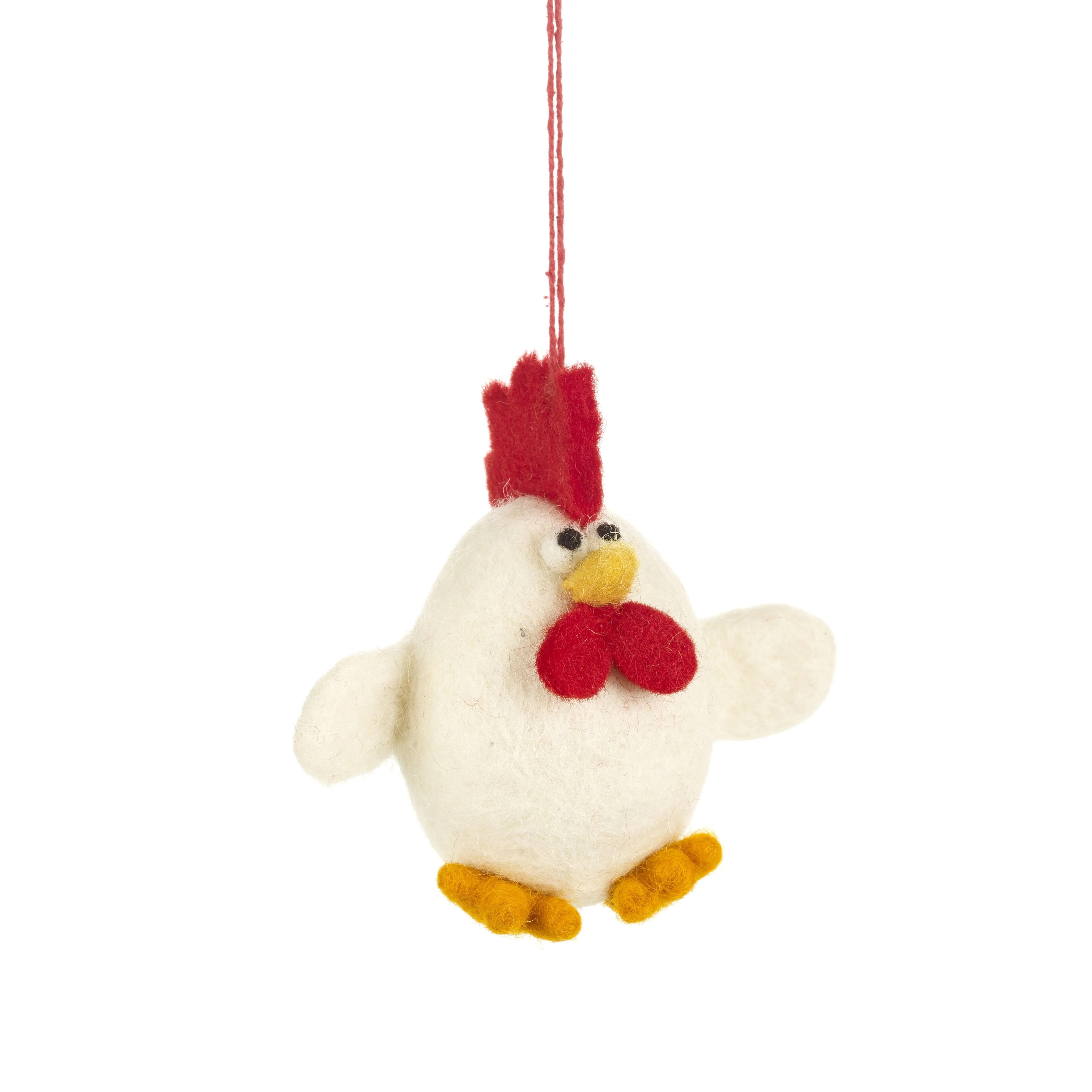 Felt So Good Chicken Hanging Decoration