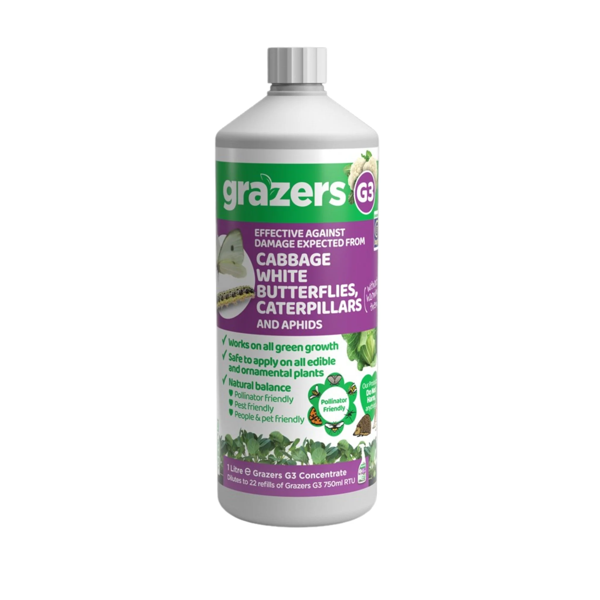 Grazers G3 Cabbage White, Caterpillar and Aphid Deterrent - Image 3