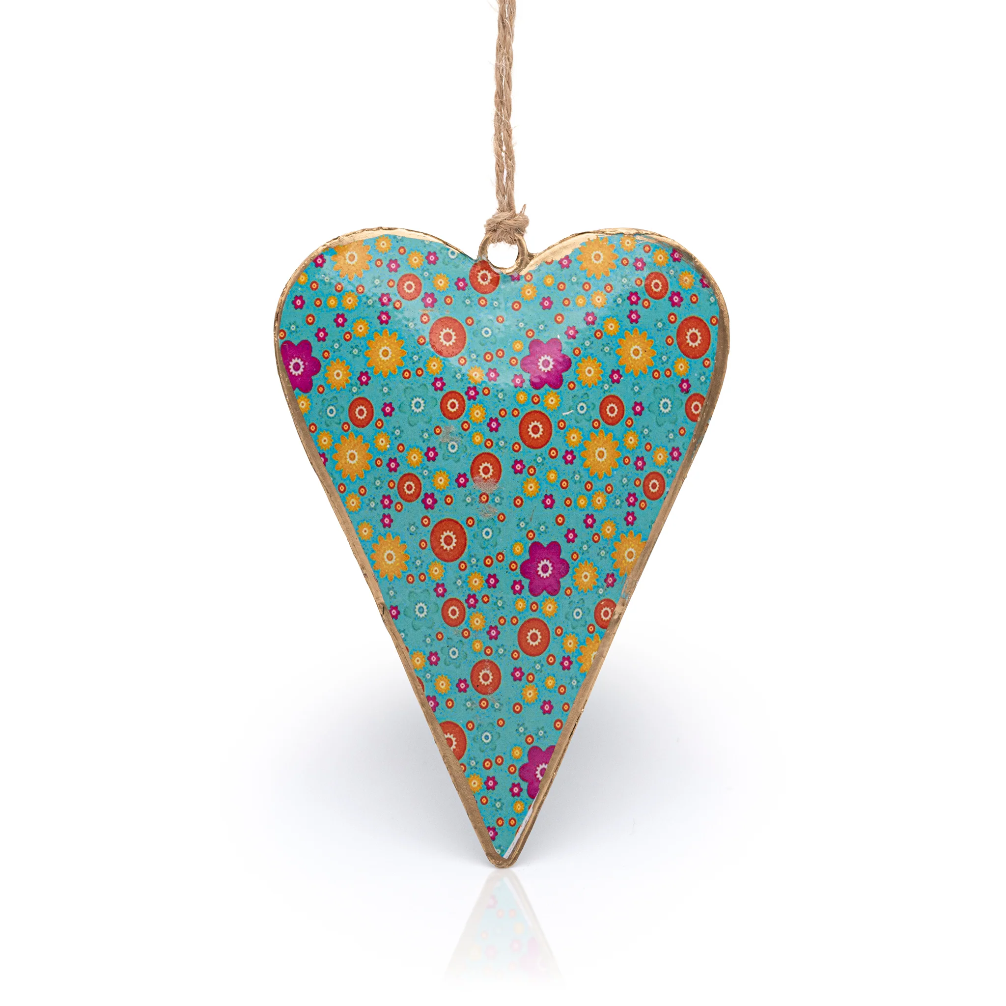 Namaste Floral Heart Hanging Decoration - Image 4