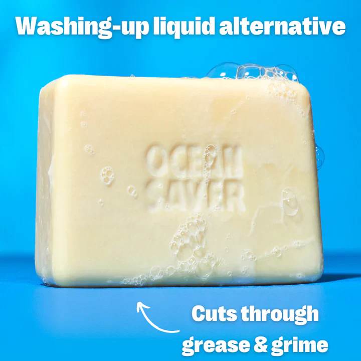 OceanSaver Dish Washing Bar & Bamboo Soap Dish - Image 4