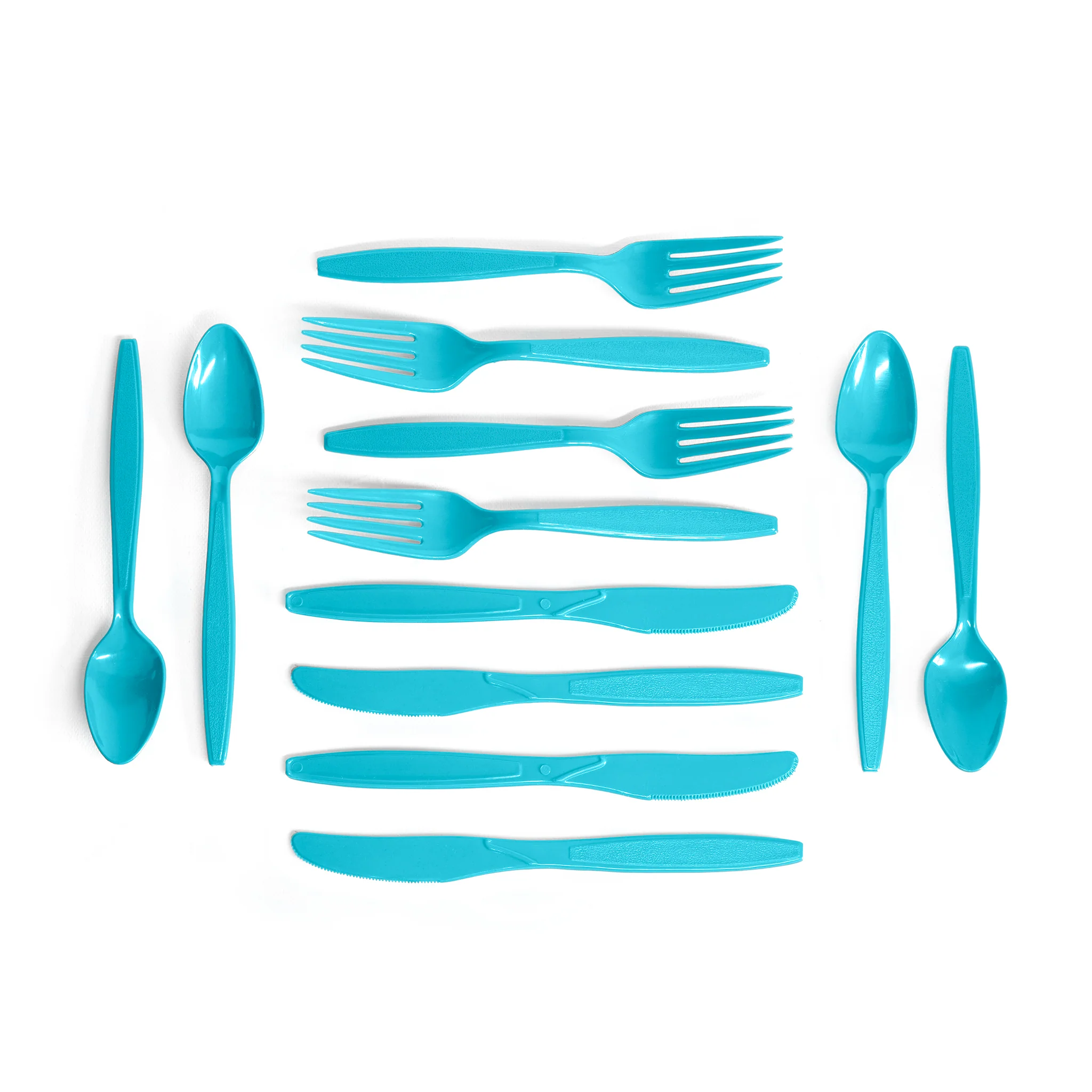 Recycled Plastic Cutlery Set Pack of 4