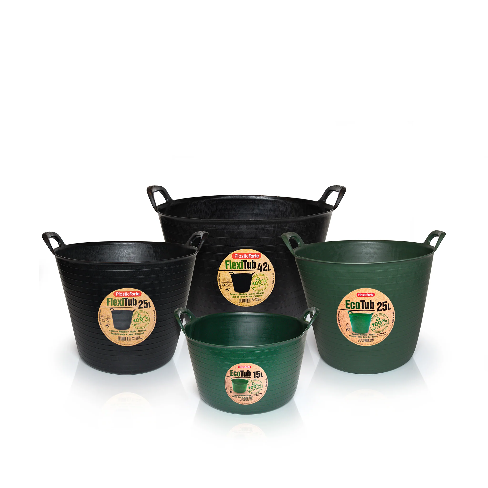 PlasticForte Recycled Plastic Eco Flexi Tub - Image 6